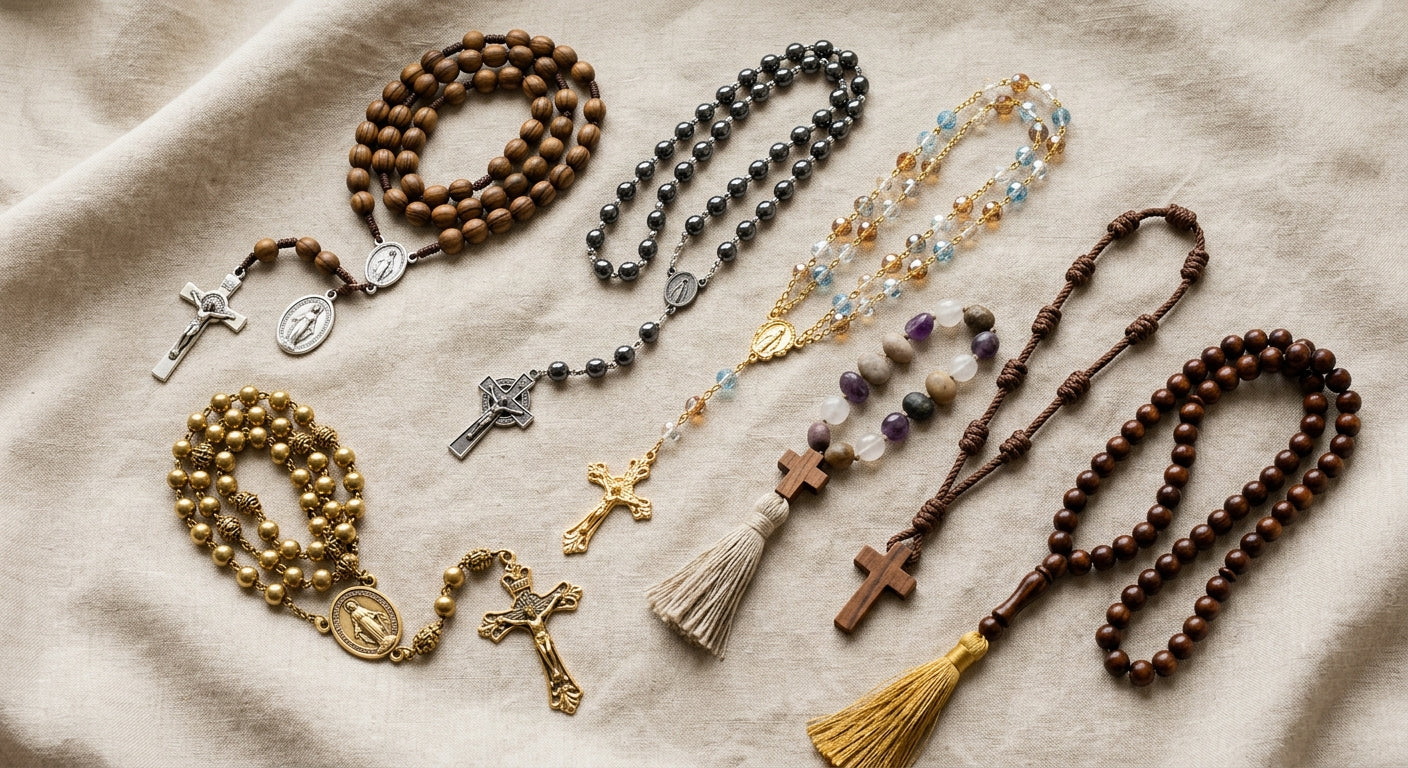 Rosarios religiosos: cómo elegir el tuyo según tu devoción