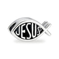 Ichtus con Nombre de Jesus - Dije de Plata 925 — vista completa del producto