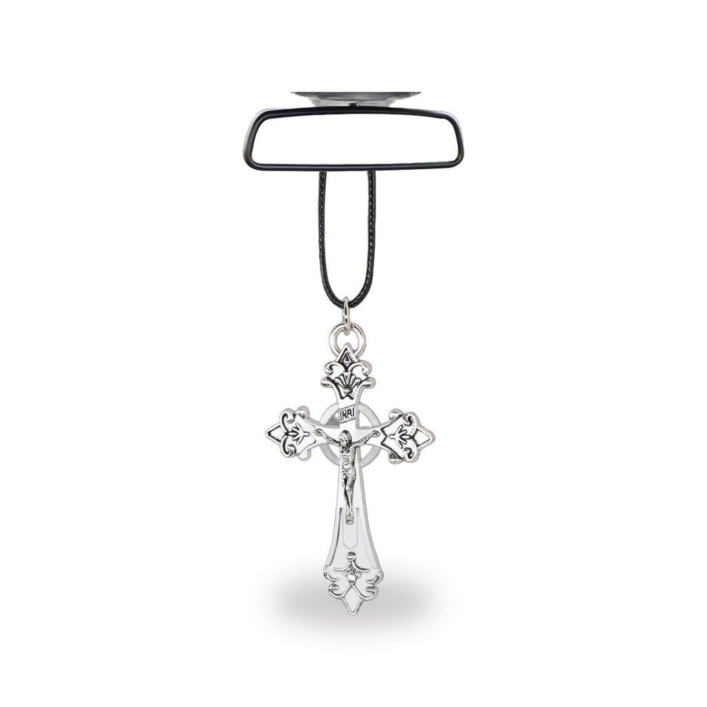 Colgante de Cruz de Jesus para Retrovisor — vista completa del producto