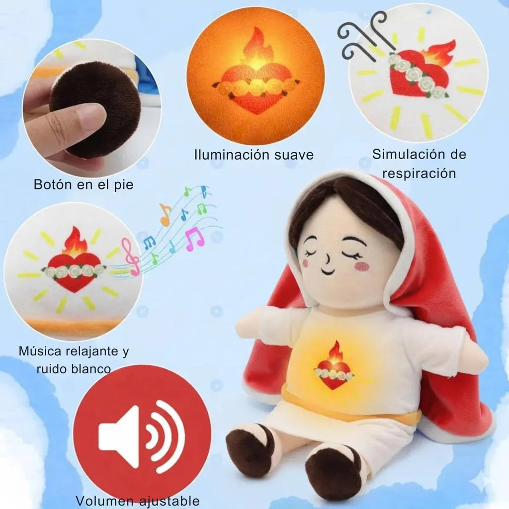Detalle del cierre y cadena — Abrazo de Ternura - Luz de Maria