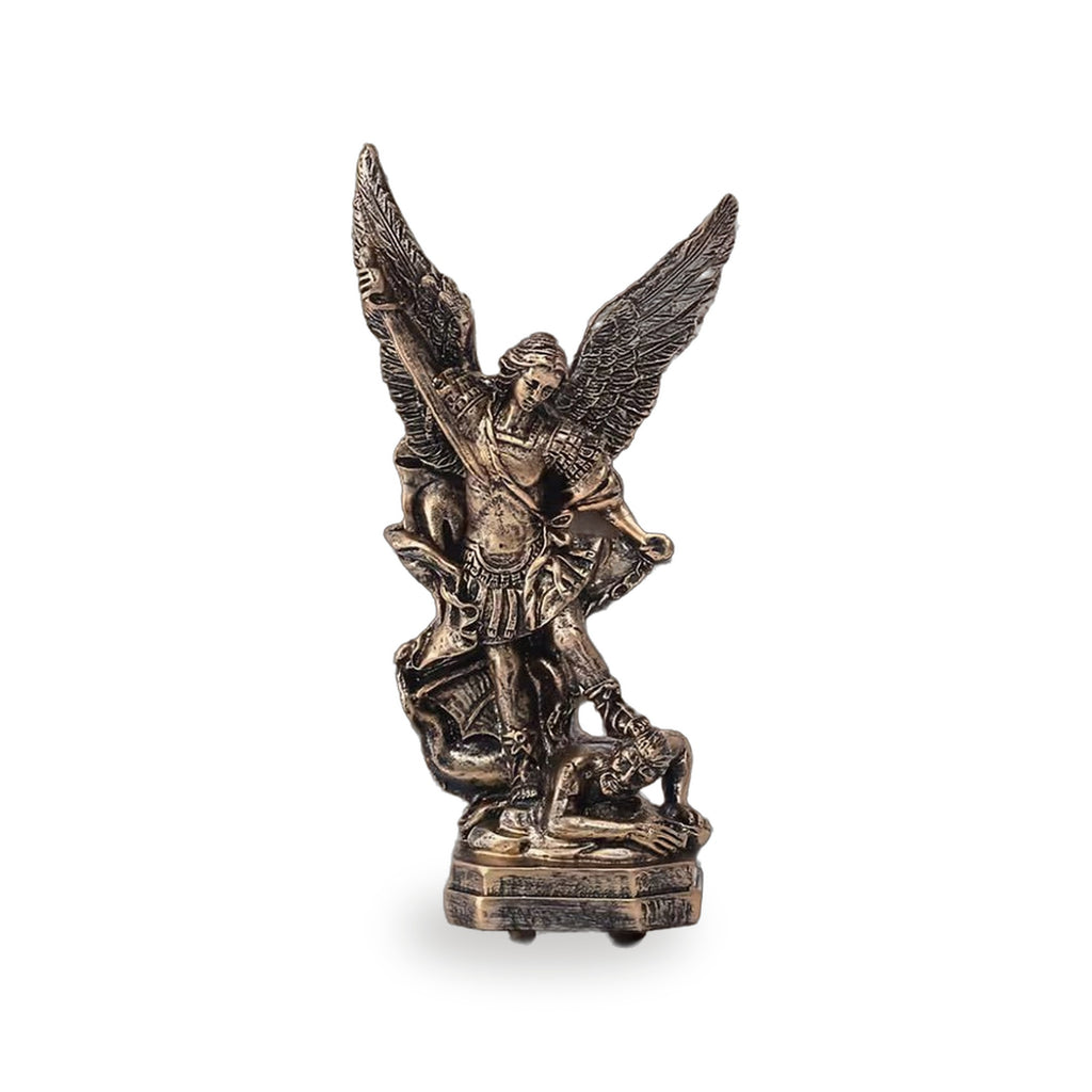 Escultura de San Miguel Arcangel: Simbolo de Proteccion y Fe — vista completa del producto