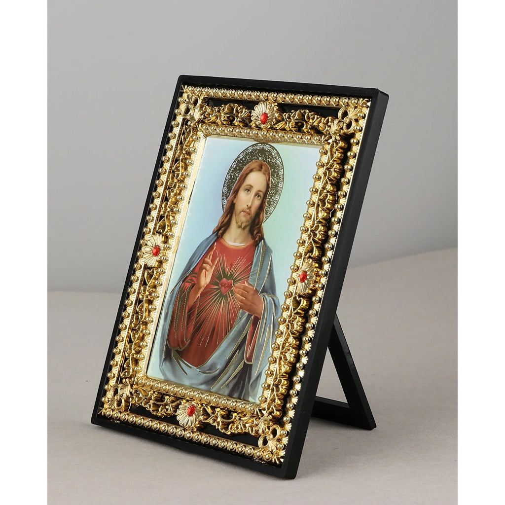 Marco Dorado de Iconos Sagrados — accesorio de fe y devocion