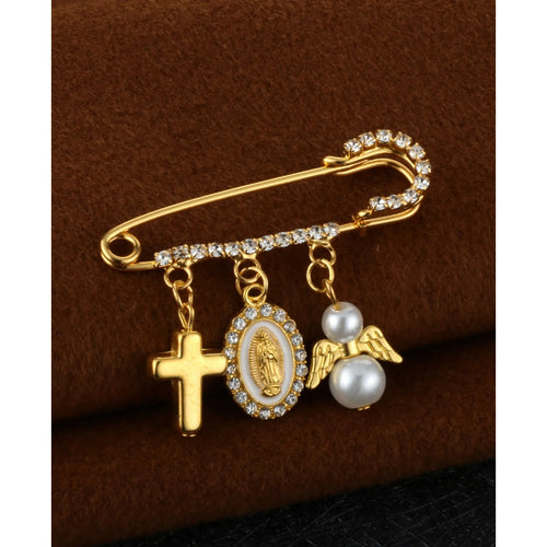 Detalle del broche — Broche Nuestra Senora de Guadalupe - Luz, Fe y Elegancia