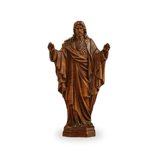 Imagen del Sagrado Corazon de Jesus en Madera — vista completa del producto