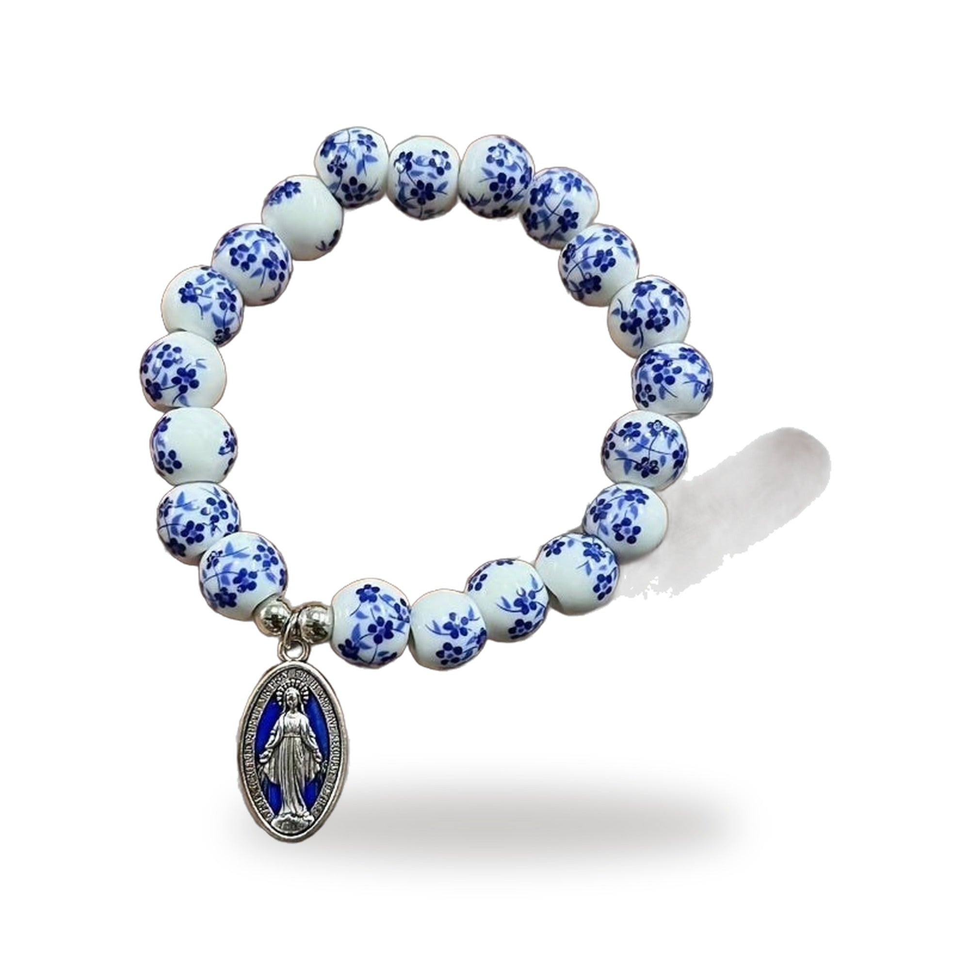 Pulsera Rosario de Porcelana - Nuestra Senora — vista completa del producto