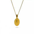 Collar Medalla Milagrosa de la Virgen en dorado — vista de producto