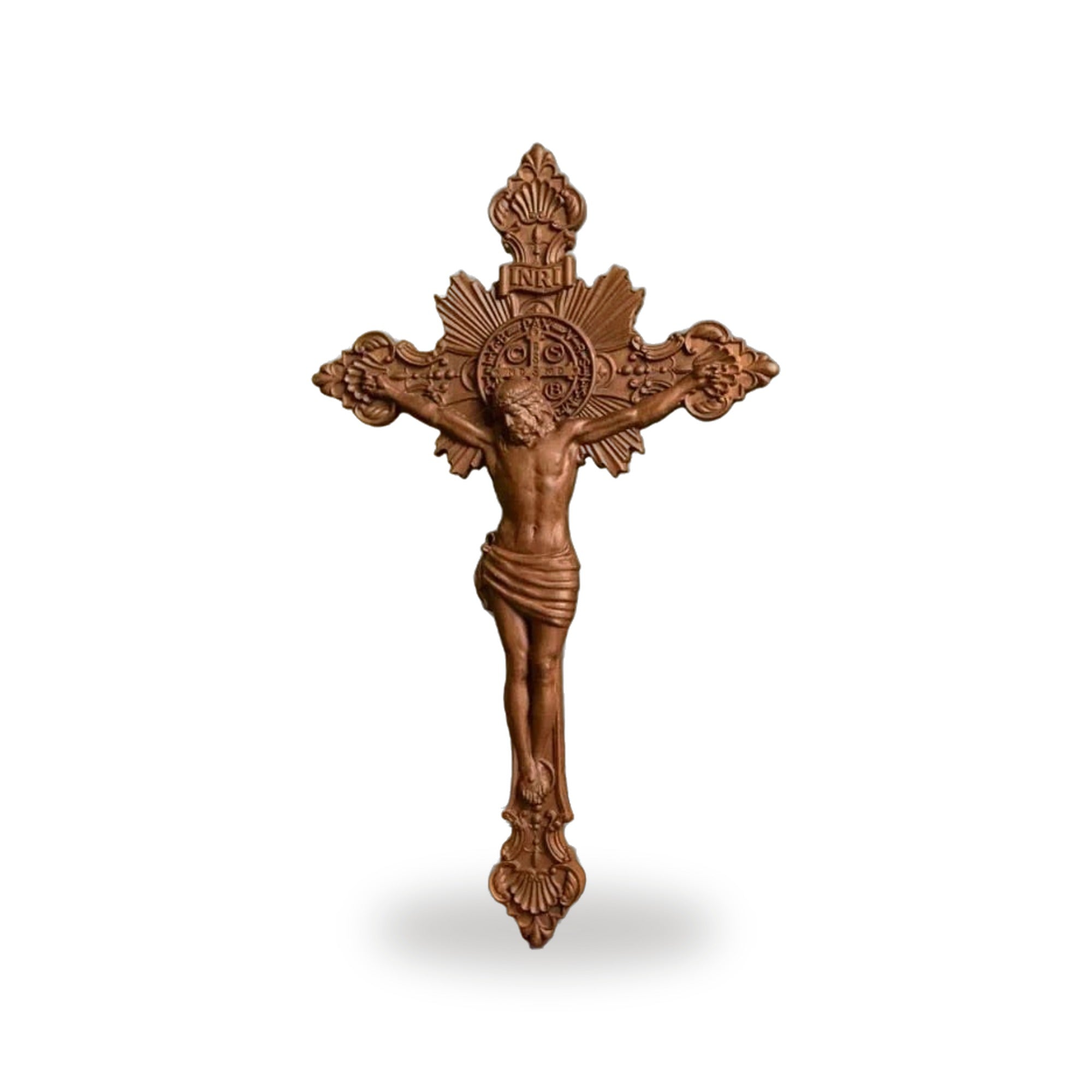 Cruz de San Benito en Madera - Simbolo de Fe y Tradicion — vista completa del producto