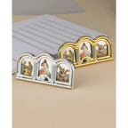 Triptico Divino: Jesus y Angeles en Armonia — pieza devocional devocional en uso