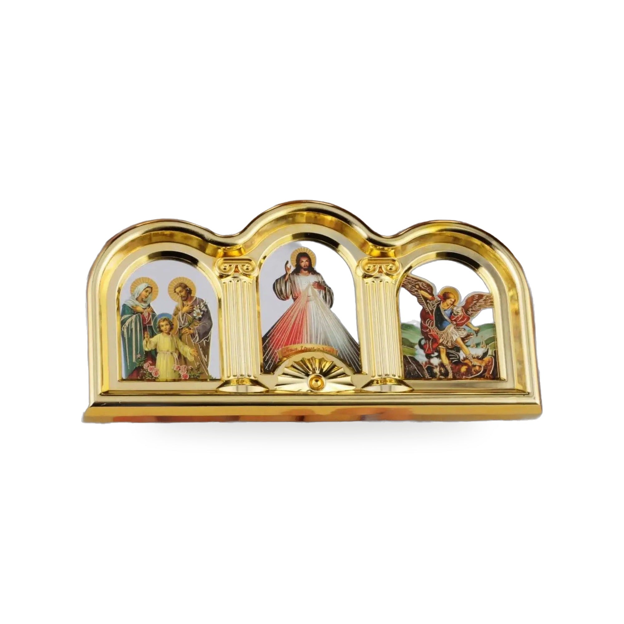 Triptico Divino: Jesus y Angeles en Armonia — vista completa del producto