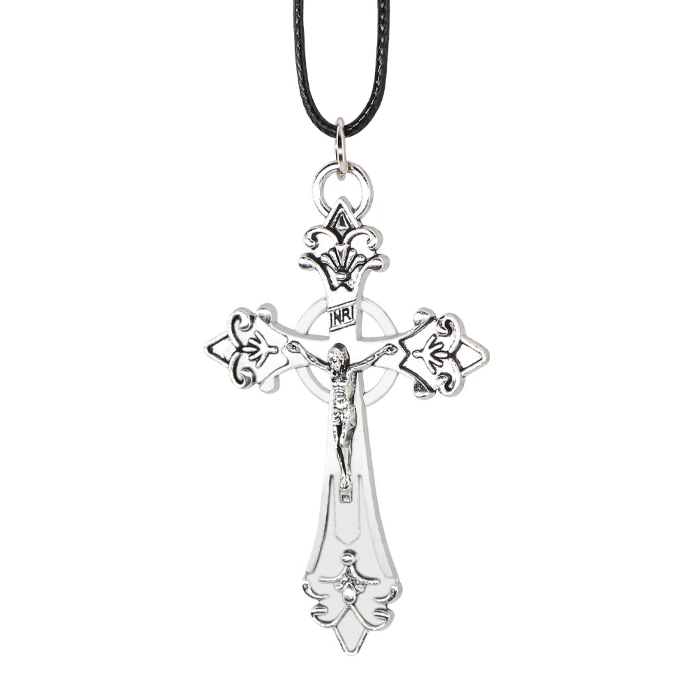 Colgante de Cruz de Jesús para Retrovisor