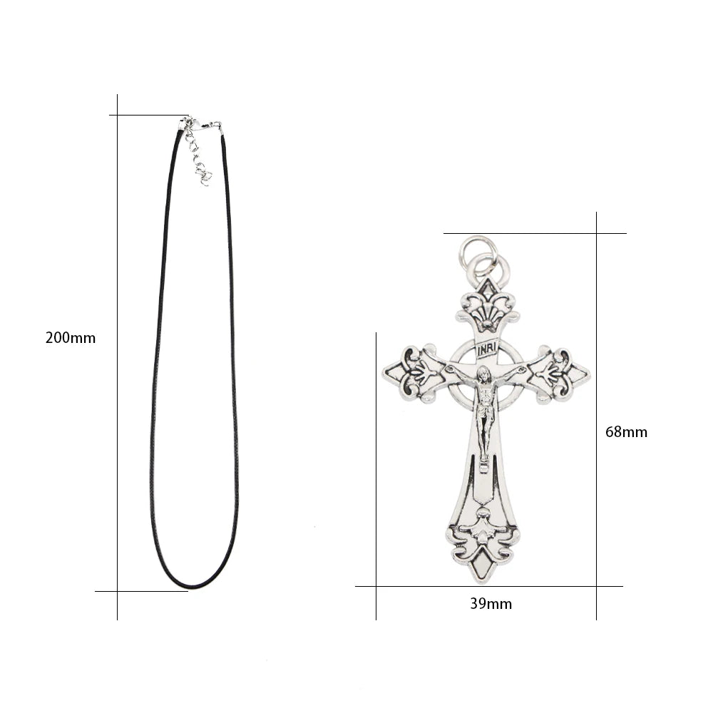 Colgante de Cruz de Jesús para Retrovisor