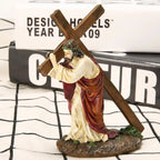 Escultura de Cristo — accesorio de fe catolica