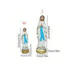 Escultura de la Virgen Maria en Resina: Luz y Fe — regalo espiritual para primera comunion