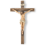 Detalle del cierre y cadena — Crucifijo de Jesus en Resina: Simbolo de Fe y Proteccion