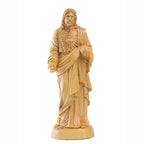 Escultura del Sagrado Corazon de Jesus en Madera - Arte Devoci... — regalo espiritual para primera comunion