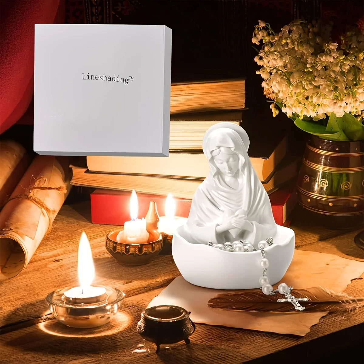 Soporte para Rosario Devocional de la Virgen María