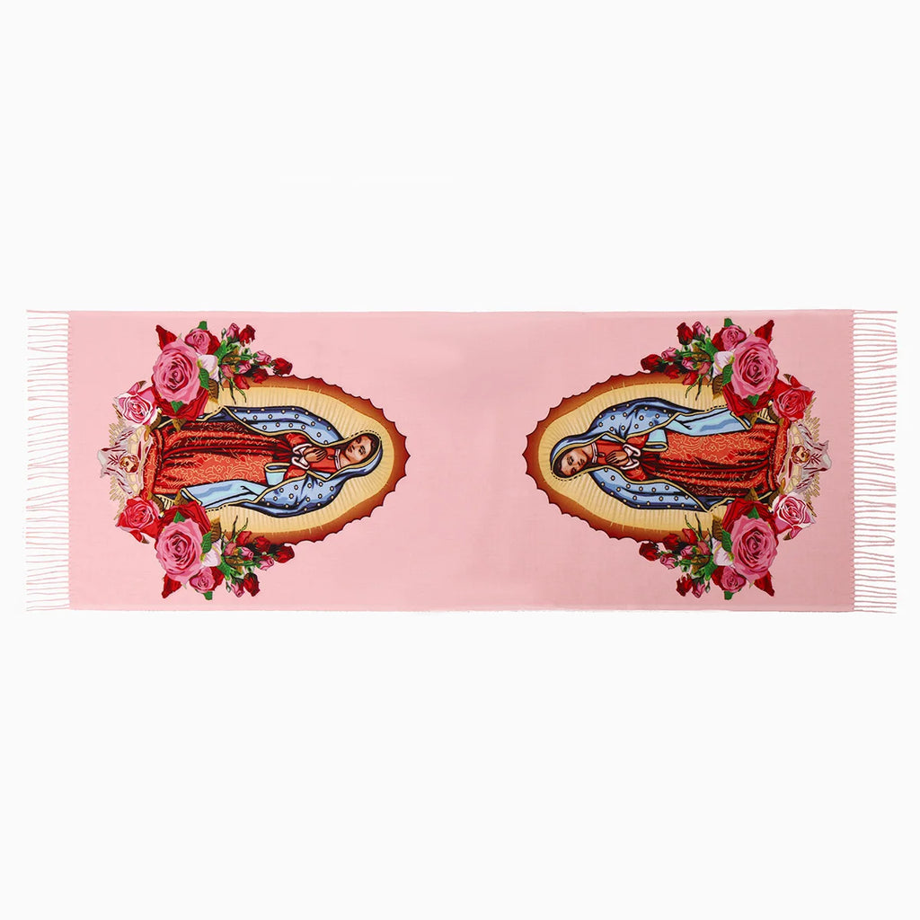 Chal Devocional Virgen de Guadalupe — coleccion Corazon Santo, fe en cada pieza