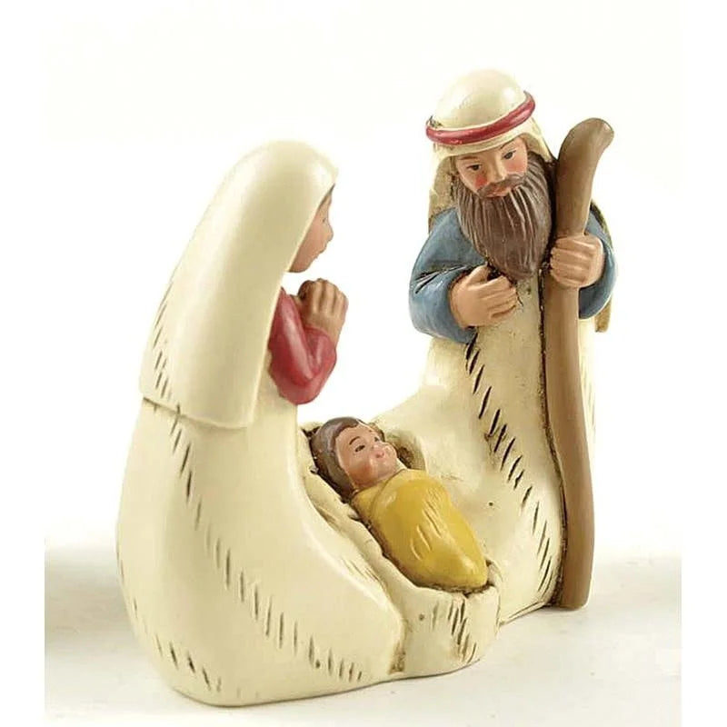 Figuras de Navidad católicas, artesanías de nacimiento de Jesús, decoración de resina, adornos de Cristo, regalos para amigos, decoración del hogar, 1 ud.