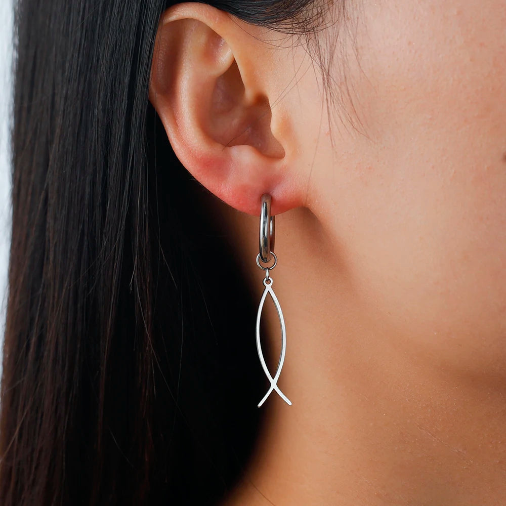 Pendientes de Luz con Símbolos de Fe