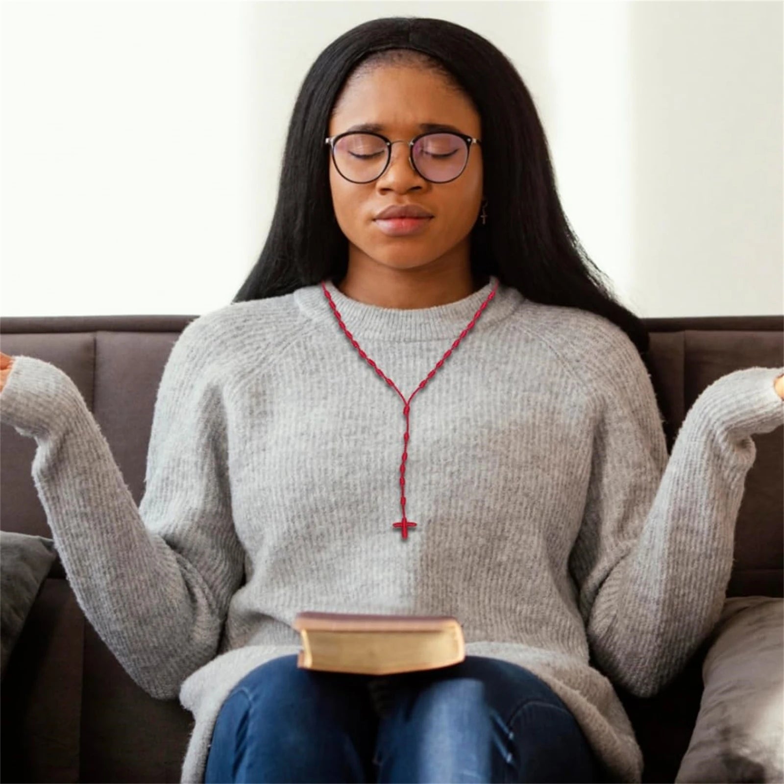 Rosario Anudado Marcador de Libro