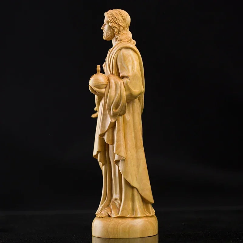 Escultura de el Sagrado Corazon de Jesus — accesorio de fe catolica