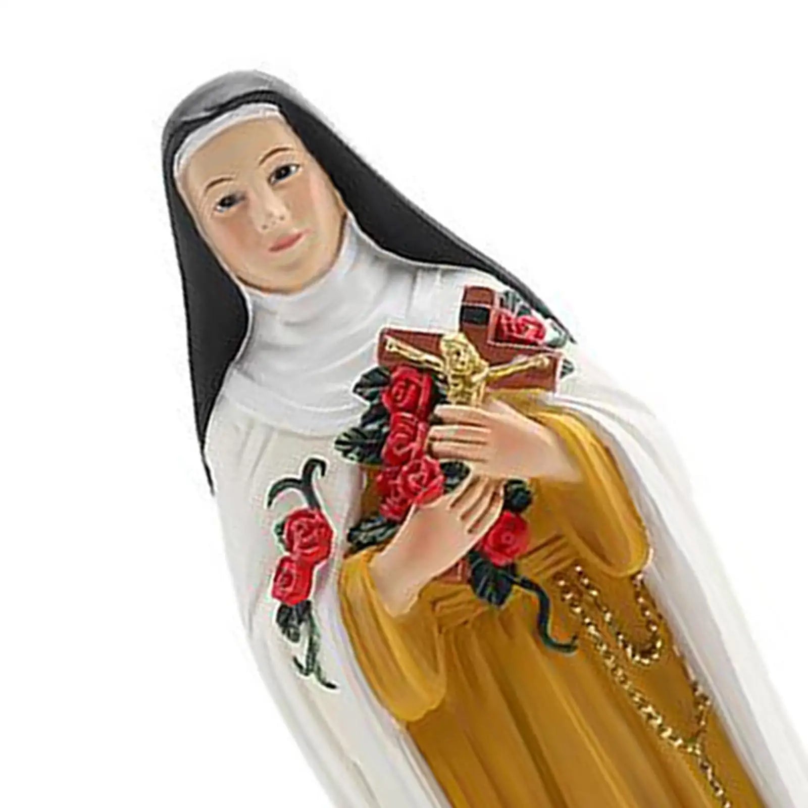 Imagen Devocional de Santa Teresita del Niño Jesús con Rosas