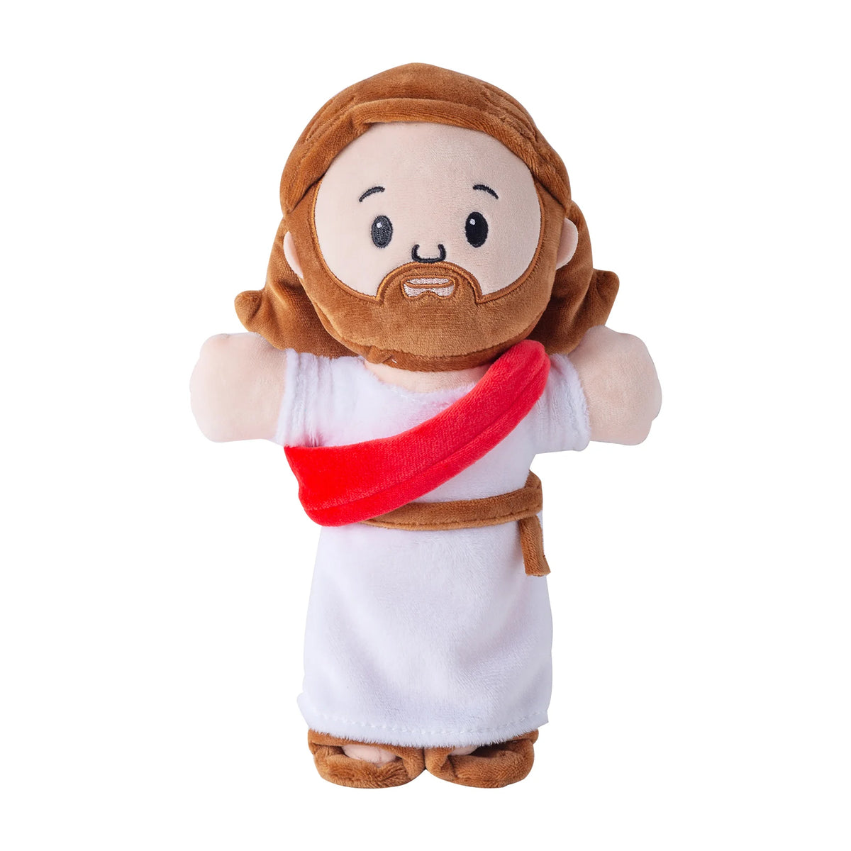 Peluche de Jesús suave — detalle del acabado