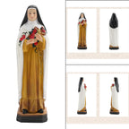 Imagen Devocional de Santa Teresita del Niño Jesús con Rosas