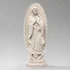 Estatua de la Virgen de Guadalupe en Resina