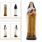 Imagen Devocional de Santa Teresita del Niño Jesús con Rosas