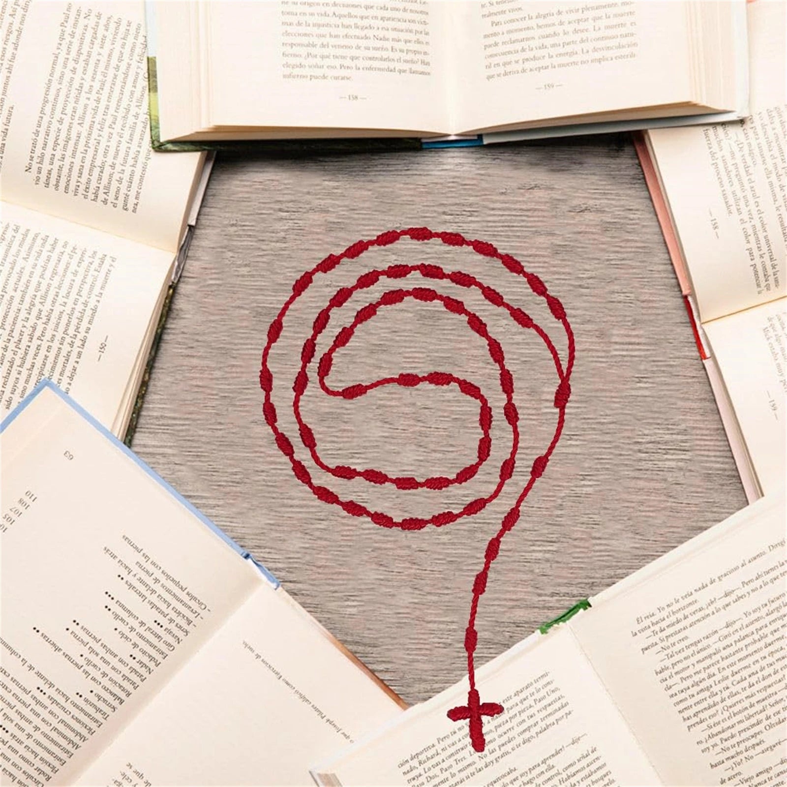 Rosario Anudado Marcador de Libro
