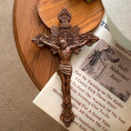 Cruz de San Benito en Madera - Simbolo de Fe y Tradicion — confirmacion