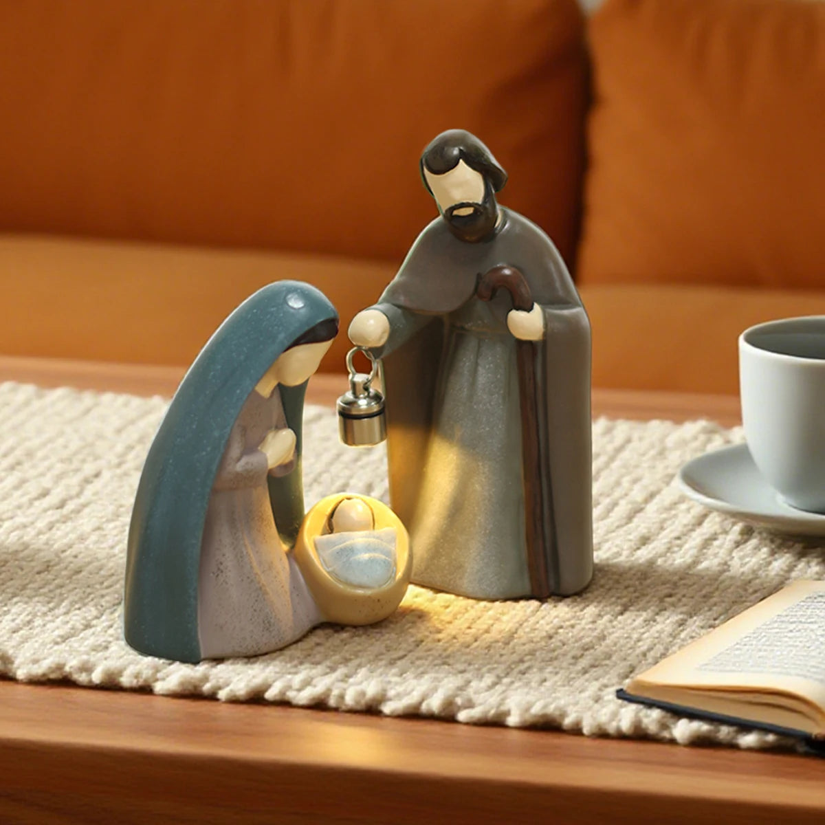 Nacimiento Luminoso con Farol