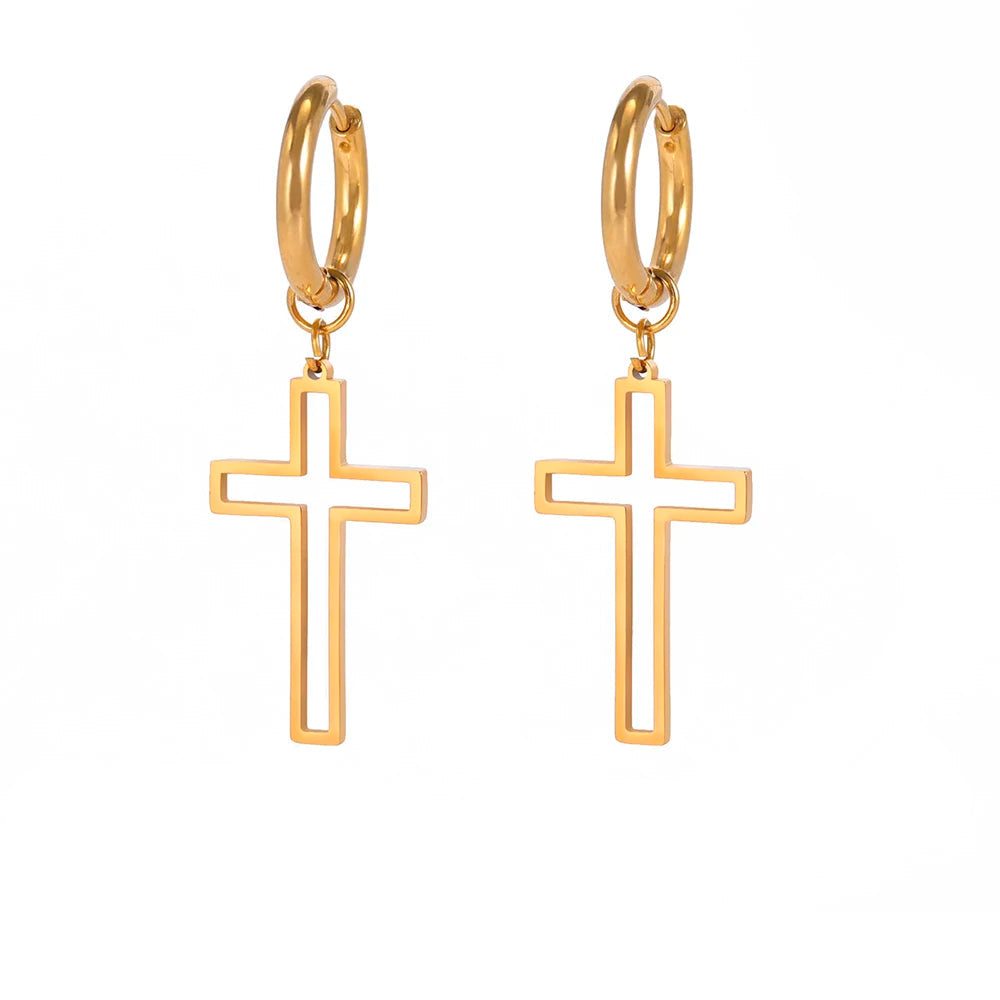 Pendientes de Luz con Símbolos de Fe