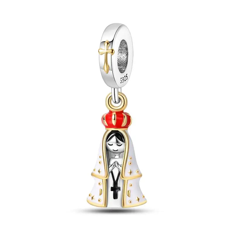Nuestra Senora de Fatima - Dije de Plata 925 — vista completa del producto