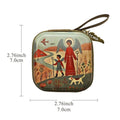 Detalle de la textura — Bolsa de Almacenamiento para Rosario de la Virgen Maria