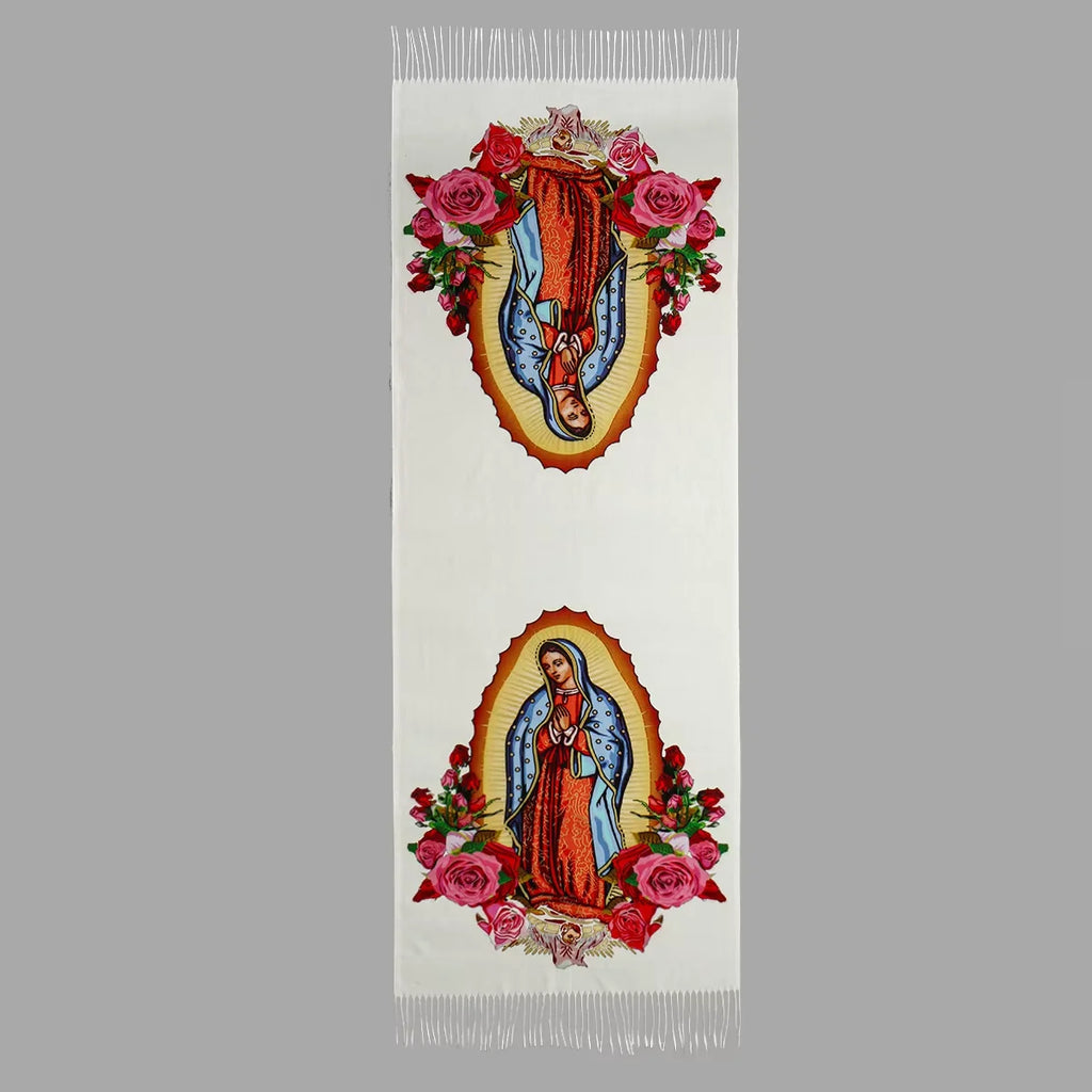 Chal Devocional Virgen de Guadalupe — regalo espiritual para primera comunion