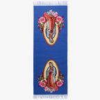 Chal Devocional Virgen de Guadalupe — vista lateral y detalle del acabado