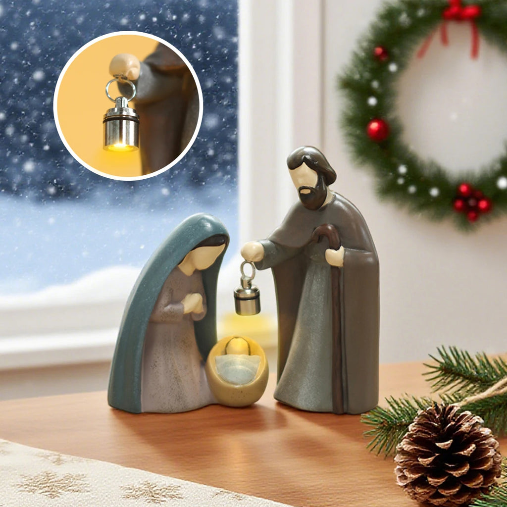 Nacimiento Luminoso con Farol