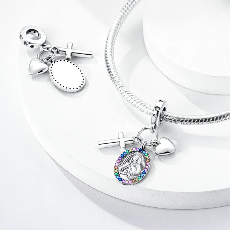 Dije de la Virgen de Guadalupe — accesorio de fe catolica