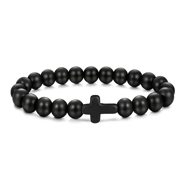 Pulsera de Oración de Hematita y Onyx