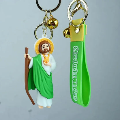 Jesús Virgen de Guadalupe llavero de Anime mochila extranjera colgante amigos regalo de vacaciones cristiano católico