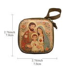 Detalle de la cadena y acabado — Bolsa de Almacenamiento para Rosario de la Virgen Maria