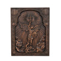 Icono de San Miguel Arcangel en Madera - Arte Sacra con Detall... — madera, hipoalergenico y duradero