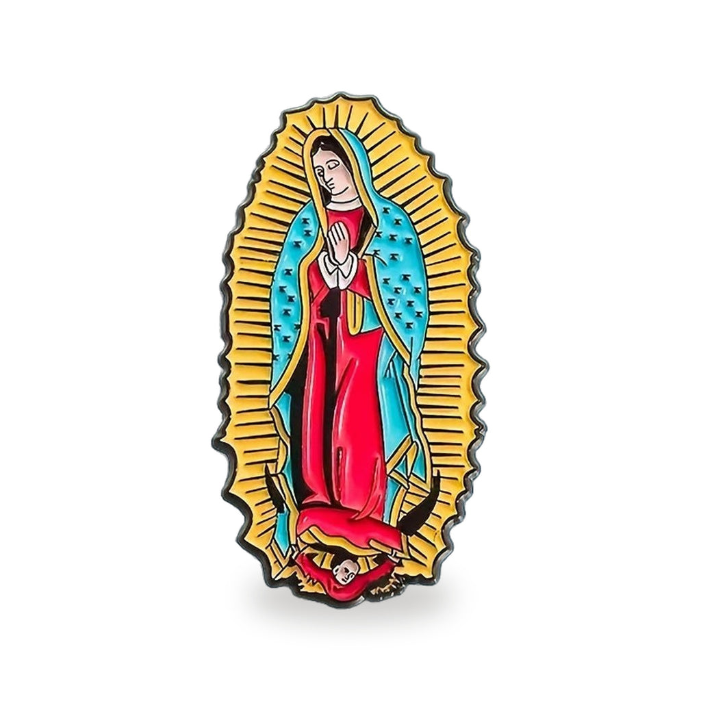 Broche Virgen de Guadalupe - Pin Esmaltado Vintage — vista completa del producto