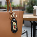 Llavero Virgen de Guadalupe en Cuero PU - Estilo Vintage — vista completa del producto