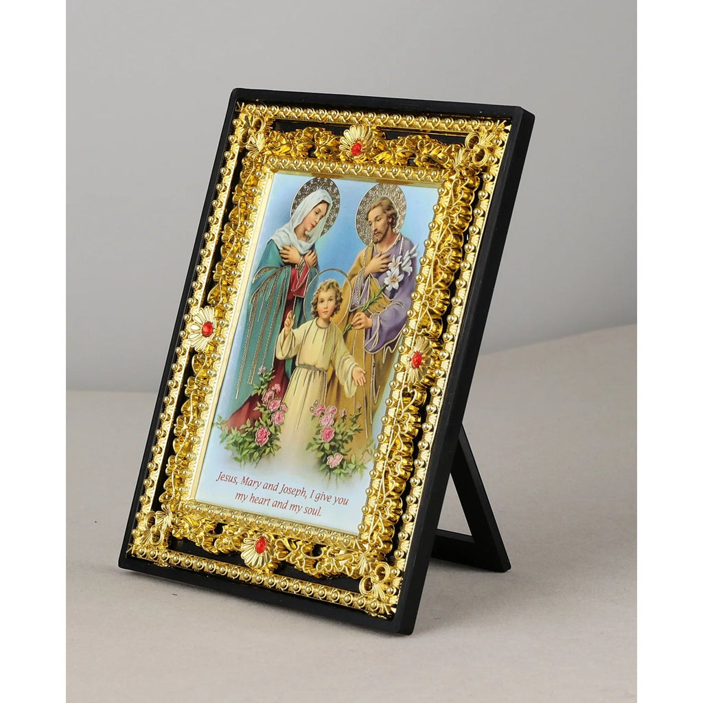 Marco Dorado de Iconos Sagrados — calidad artesanal y devocion autentica