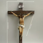 Crucifijo de Jesus en Resina: Simbolo de Fe y Proteccion — regalo espiritual para primera comunion