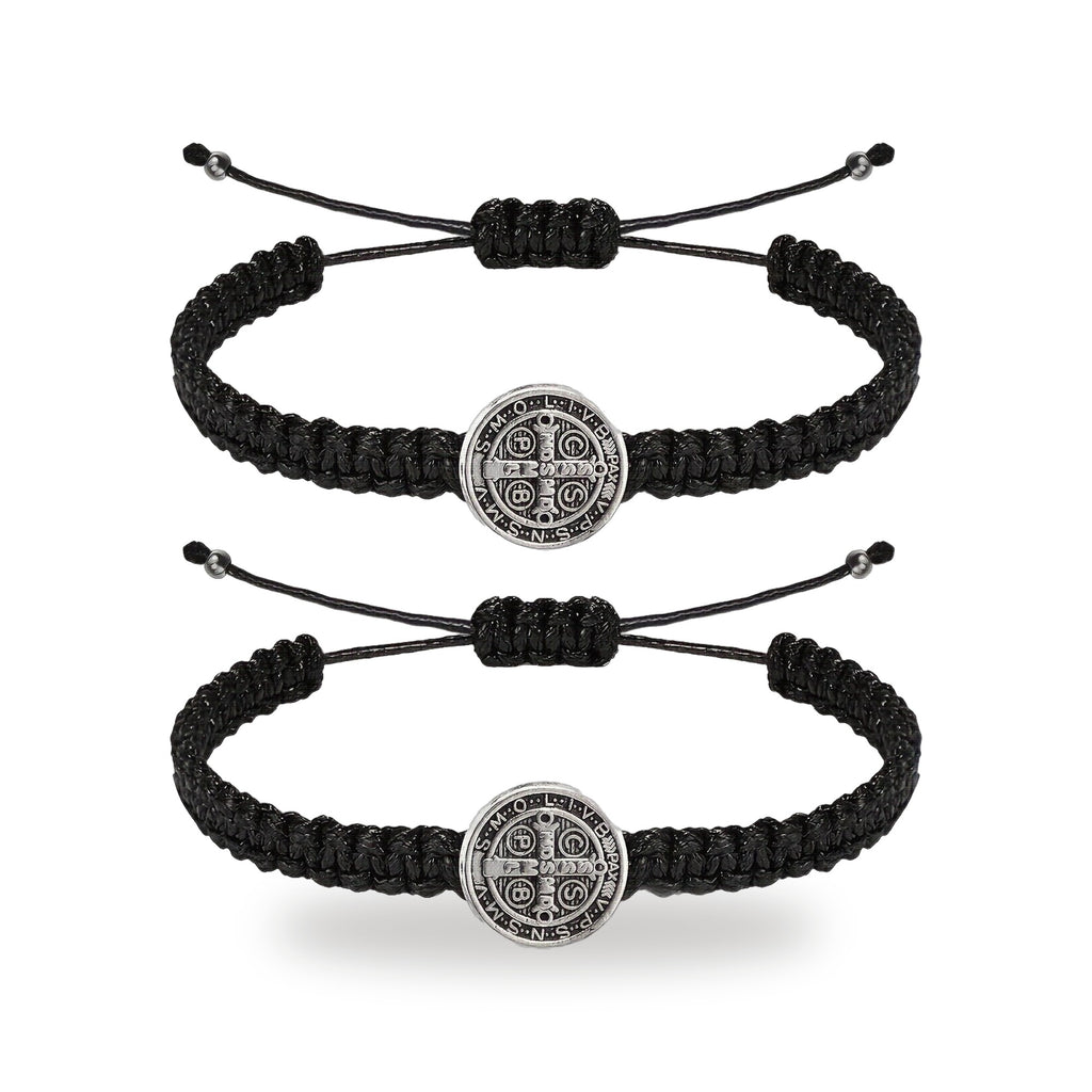 Pulseras Trenzadas San Benito - Pack de 2 — vista completa del producto