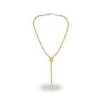 Collar Rosario en Y - Crucecitas y Medalla de la Virgen — vista completa del producto